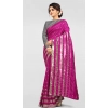 Women's Vichitra Saree with Blouse (Pink, 5-6 Mtrs) Women's Vichitra Saree with Blouse (Pink, 5-6 Mtrs)