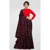 Women's Vichitra Saree with Blouse (Red, 5-6 Mtrs) Women's Vichitra Saree with Blouse (Red, 5-6 Mtrs)