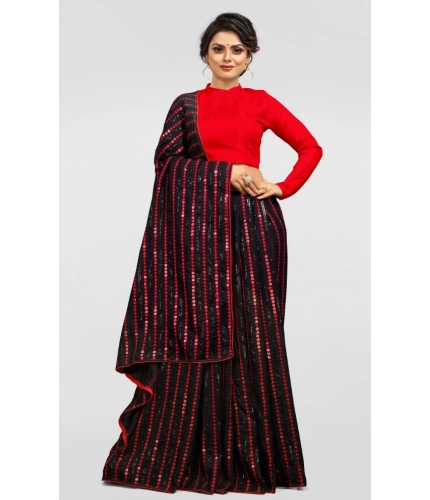 Women's Vichitra Saree with Blouse (Red, 5-6 Mtrs) Women's Vichitra Saree with Blouse (Red, 5-6 Mtrs)