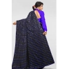 Women's Vichitra Saree with Blouse (Blue, 5-6 Mtrs) Women's Vichitra Saree with Blouse (Blue, 5-6 Mtrs)