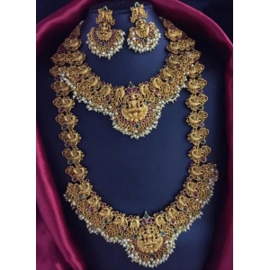 Generic Women's Elegent Combo Of Jewellery Set (Gold, Free Size)