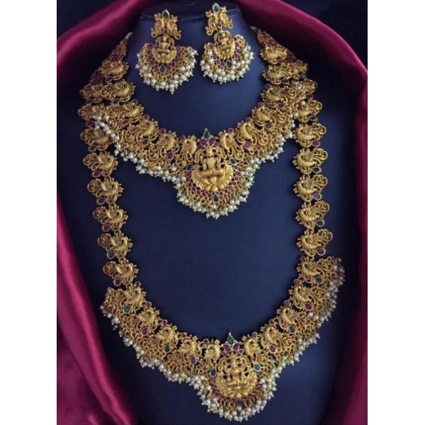 Dropship Women's Elegent Combo Of Jewellery Set (Gold, Free Size)