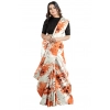 Women's Joya Silk Saree with Blouse (Orange, 5-6 Mtrs) Women's Joya Silk Saree with Blouse (Orange, 5-6 Mtrs)