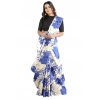 Women's Joya Silk Saree with Blouse (Blue, 5-6 Mtrs) Women's Joya Silk Saree with Blouse (Blue, 5-6 Mtrs)