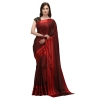 Women's Satin Silk Saree with Blouse (Red, 5-6 Mtrs) Women's Satin Silk Saree with Blouse (Red, 5-6 Mtrs)