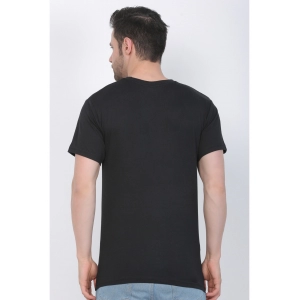 Generic Men's Cotton Jersey V Neck Plain Tshirt (Black)