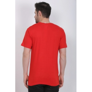Generic Men's Cotton Jersey Round Neck Plain Tshirt (Red)