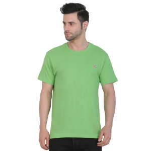 Generic Men's Cotton Jersey Round Neck Plain Tshirt (Pale Green)