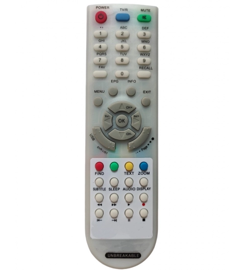 DTH Setup Box Remote, Compatible with MCBS 4000 DTH Set Top Box Remote Control (Exactly Same Remote will Only Work)