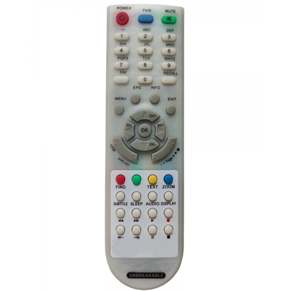Dropship DTH Setup Box Remote, Compatible with MCBS 4000 DTH Set Top Box Remote Control (Exactly Same Remote will Only Work)