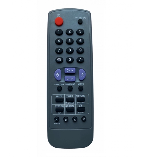 CRT TV Remote No. URC128, Compatible with Sharp CRT TV Remote (Exactly Same Remote will Only Work)