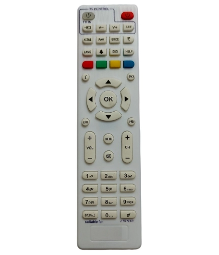 DTH Remote No. 940 (White) , Compatible for Videocon D2H Set Top Box Remote (Exactly Same Remote will Only Work)