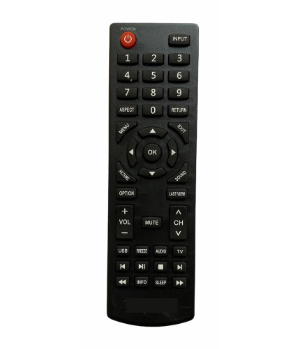 LCD/LED Remote No. SY653, Compatible with Sanyo LCD/LED TV Remote Control (Exactly Same Remote will Only Work)