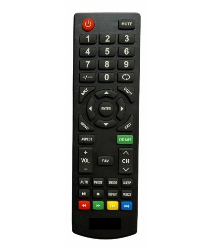 LCD/LED Remote No. IX649, Compatible with Intex LCD/LED TV Remote Control (Exactly Same Remote will Only Work)