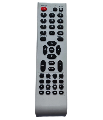LCD/LED Remote No. RCA06, Compatible with Vu LCD/LED TV Remote Control (Exactly Same Remote will Only Work)