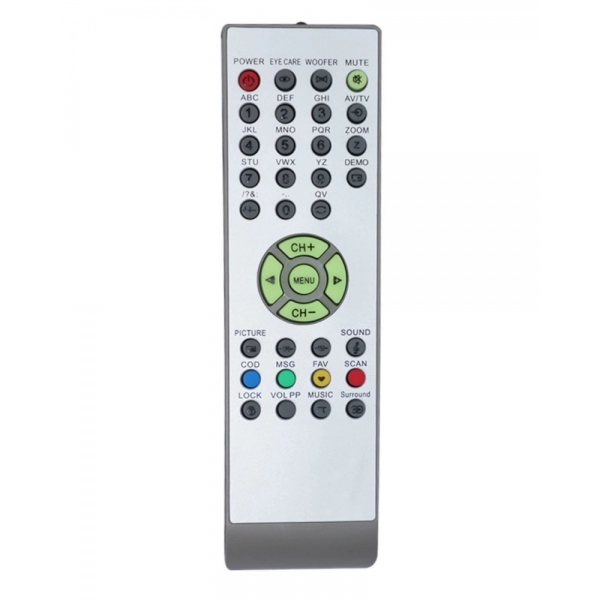 Dropship CRT TV Remote No. 100D, Compatible with Sansui CRT TV Remote Control (Exactly Same Remote will Only Work)