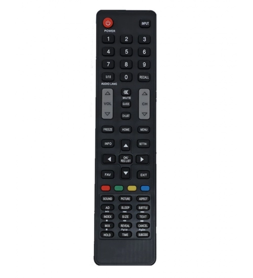 LED/LCD Remote No. MX07, Compatible with Micromax LCD/LED TV Remote Control (Exactly Same Remote will Only Work)