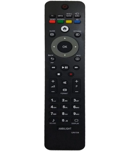 LCD/LED Remote No. UN154, Compatible with Philips LCD/LED TV Remote Control (Exactly Same Remote will Only Work)