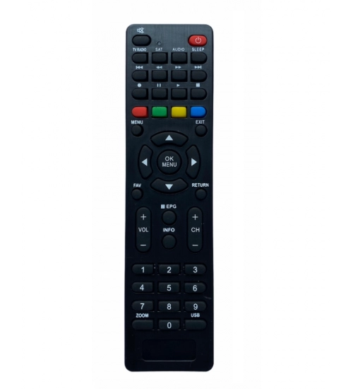 DTH Remote with EPG Function, Compatible with Free Dish (with WiFi) Remote (Exactly Same Remote will Only Work)