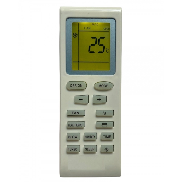 Dropship AC Remote No. 18 (with Backlight), Compatible for Voltas AC Remote Control (Exactly Same Remote will Only Work)