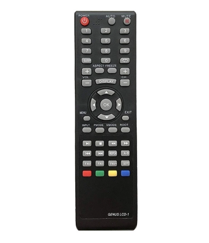 LED/LCD Remote No. CH09, Compatible with Micromax LCD/LED TV Remote Control (Exactly Same Remote will Only Work)