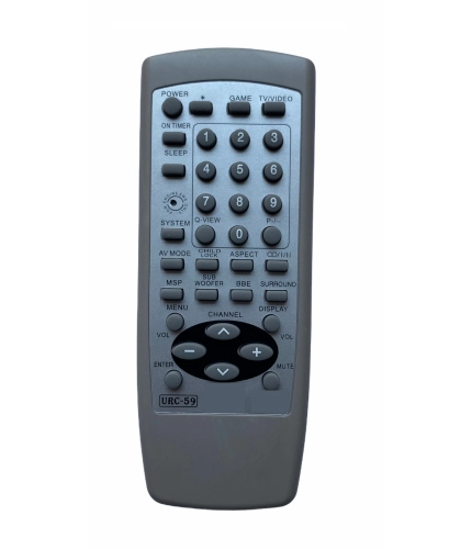 CRT TV Remote No. URC59, Compatible with Aiwa CRT TV Remote (Exactly Same Remote will Only Work)