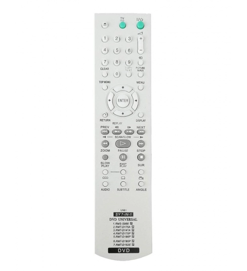 Remote No. UN61, Compatible with Sony Home Theatre/DVD Remote Control (Exactly Same Remote will Only Work)
