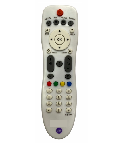 DTH Remote No. 125N (Non-RF), Compatible with Videocon DTH Set Top Box Remote (Exactly Same Remote will Only Work)