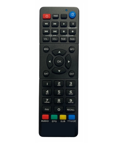 DTH Remote No. 3010, Compatible with Free Dish DTH (with WiFi) Remote (Exactly Same Remote will Only Work)