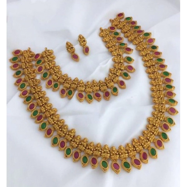 Dropship Women's Jewellery Set (Red And Green, Free Size)
