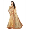 Women's Net Saree With Blouse (Chiku, 5-6Mtrs) Women's Net Saree With Blouse (Chiku, 5-6Mtrs)