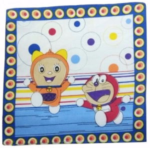 Generic Pack Of_10 Doreman With Mini Dora Small Size Handkerchiefs (Color: Assorted)