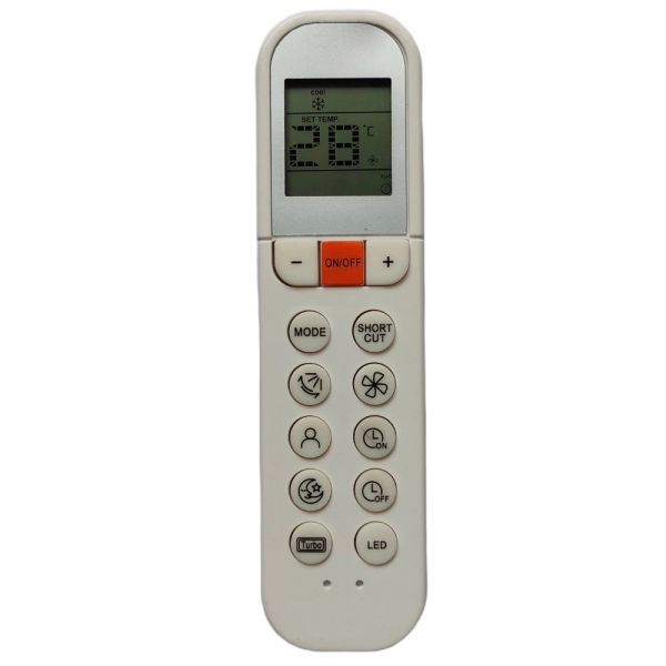 Dropship Remote No. 196, Compatible with Midea AC Remote Control (Exactly Same Remote will Only Work)