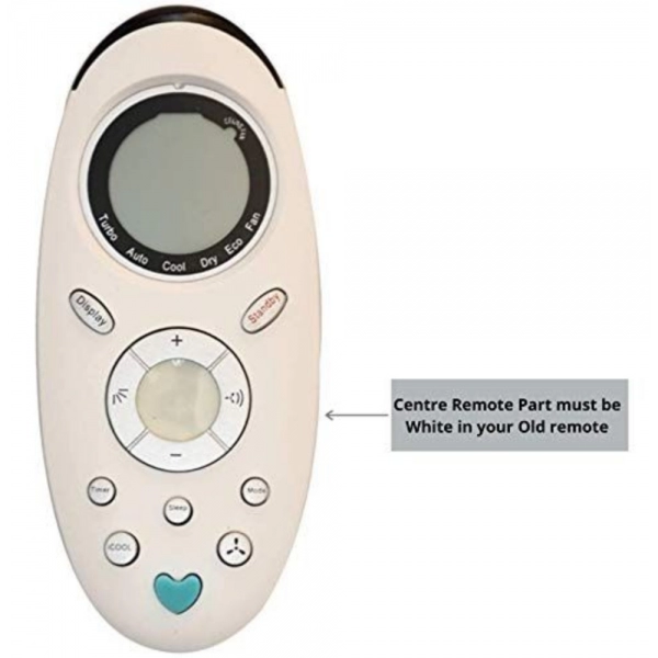 Dropship Remote No. 131, Compatible with Haier AC Remote Control (Exactly Same Remote will Only Work)