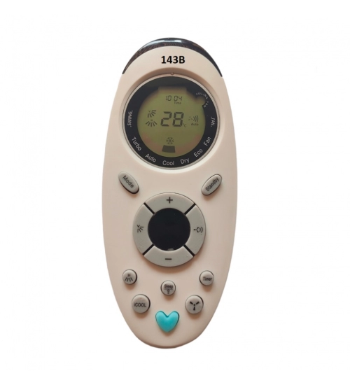 Remote No.143(B), Compatible with Onida AC Remote Control (Exactly Same Remote will Only Work)