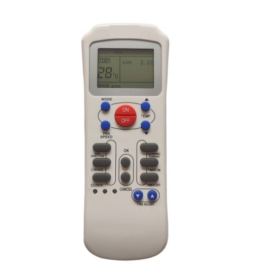 Remote No. 125, Compatible with Aux AC Remote Control (Exactly Same Remote will Only Work)