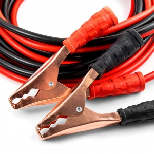 Generic 500 Amp Heavy Duty Jumper Booster Cables Anti Tangle Copper Care Universal For Car (Red)