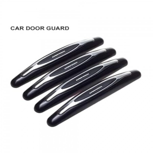 Generic Pack Of 4 Compact Microfibre Car Door Guard (White)