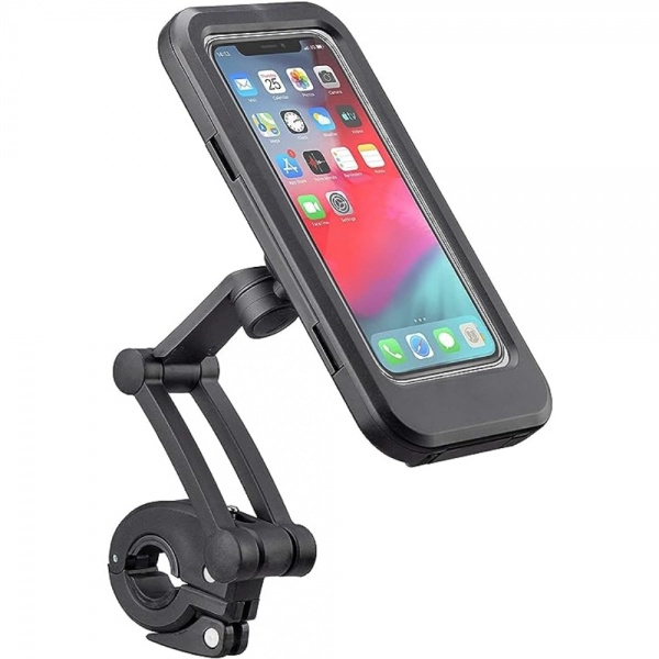 Dropship Phone Mount Waterproof Cell Phone Holder 360° Rotation (Black)