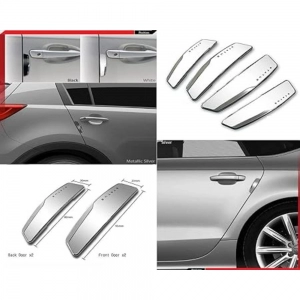 Generic Pack Of 4 Winner Plastic Car Door Guard Universal For Car (Black)