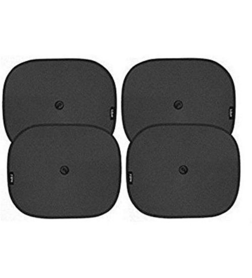 Pack Of 4 Side Window Sun Shade For Universal For Car (Black)