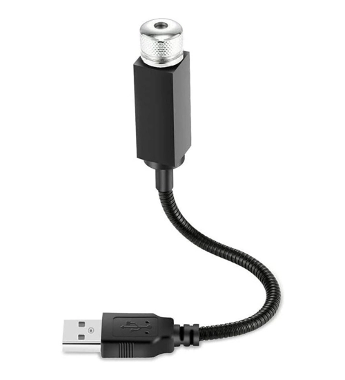 Ambient Star Light 12V 360 Degree Rotation Use For Usb Party Decoration Disco Laser Light (Red)