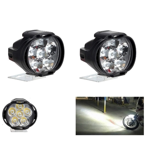 Set Of 2 Shilon 9 Led Waterproof On/Off Switch For Bikes (Black)