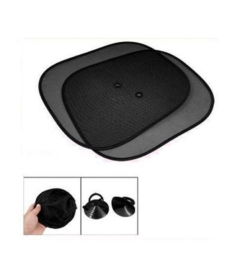 Pack Of 4 Side Window Sun Shade For Universal For Car (Black)