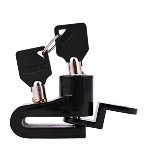Mini Bicycle Motorcycle Disc Brake Lock Disk Lock Security (Black)
