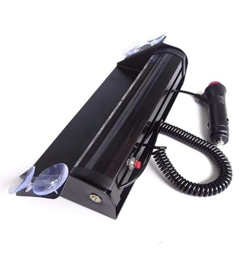 8 Led Police Car Flashing Lights Interior Light Car Led 12 V, 12 W Universal For Car (Red and Blue)