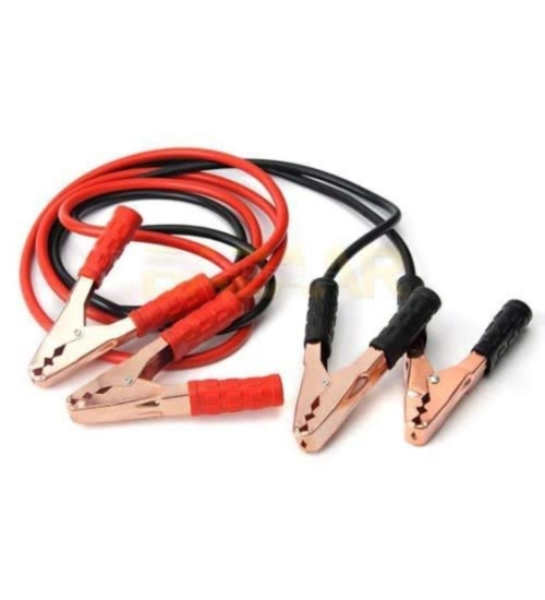 500 Amp Heavy Duty Jumper Booster Cables Anti Tangle Copper Care Universal For Car (Red)