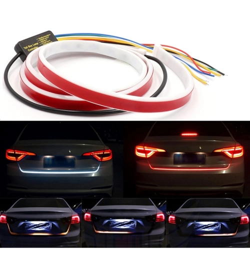 Car Dicky Light With Indicator .Brake Light Car Fancy Lights ( Multicolor)