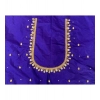 Dropship Women's Cotton Silk Self Design Unstitched Blouse Piece (Blue, 80-100 cm)