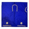 Dropship Women's Cotton Silk Self Design Unstitched Blouse Piece (Blue, 80-100 cm)